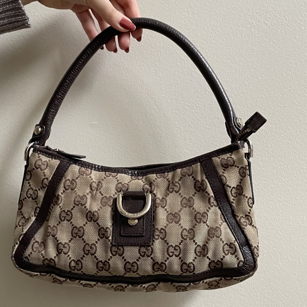 SOLD 🥰Gucci GG Canvas Brown Shoulder Bag